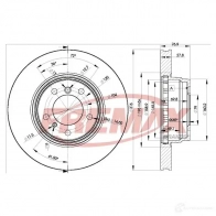 Тормозной диск FREMAX ZD CMXV Bmw 7 (E38) 3 Седан bd2093