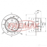 Тормозной диск FREMAX Saab 9-3 (YS3D) 1 Хэтчбек 2.0 Turbo 150 л.с. 1999 – 2002 bd9105 QZG2 J