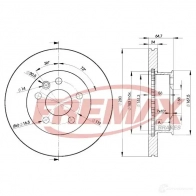 Тормозной диск FREMAX IN3Z ME 2886592 bd3014