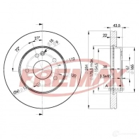 Тормозной диск FREMAX bd3182 OZ C82TW Mercedes C-Class (W202) 1 Седан 2.3 C 230 Kompressor (2024) 193 л.с. 1995 – 2000