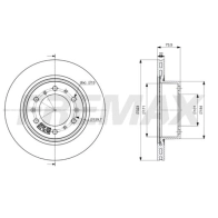 Тормозной диск FREMAX GZW 32EE 1441334732 BD-5814