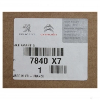 Оригинальное переднее левое крыло C3 II DS3 CITROEN/PEUGEOT 7840X7 33NIDH Y 24653356 - Изображение 3