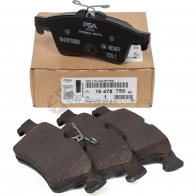 Оригинальные задние тормозные колодки 508 I / SW I CITROEN/PEUGEOT ZNEO CL 1647875980 1439757509 - Изображение 1