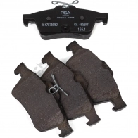 Оригинальные задние тормозные колодки 508 I / SW I CITROEN/PEUGEOT ZNEO CL 1647875980 1439757509 - Изображение 2