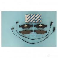 Колодки тормозные спереди с электродатчиком QUATTRO FRENI QF55811 2B0 59 1233291082 - Изображение 2