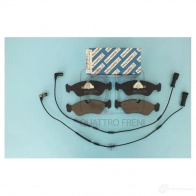 Колодки тормозные спереди с электродатчиком QUATTRO FRENI QF55811 2B0 59 1233291082 - Изображение 3