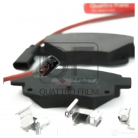 Колодки тормозные сзади с электродатчиком и пружинами ford transit 2006 QUATTRO FRENI 1233296702 QF64750 QBXQ JD9 - Изображение 3
