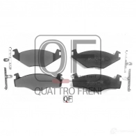Колодки тормозные спереди без датчика seat vw QUATTRO FRENI QF53000170 1233288916 0 1S0Y - Изображение 2