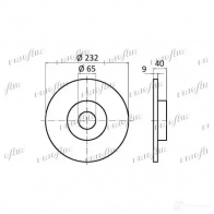Тормозной диск FRIGAIR 4058903085828 2477759 3A G0KFM DC10.105 - Изображение 2