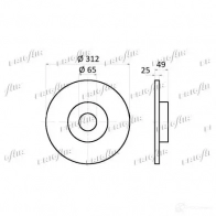 Тормозной диск FRIGAIR 4058903110148 DC10.118 1424333896 JIW I1JI - Изображение 2