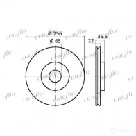 Тормозной диск FRIGAIR DC10.103 2477757 C W5S1 4058903085804 - Изображение 2