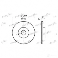 Тормозной диск FRIGAIR DC09.102 V VRK4QY 2477748 4058903085743 - Изображение 2
