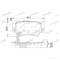 Тормозные колодки дисковые, комплект FRIGAIR 4058903099511 PD19.504 2478021 3KUSV I - Изображение 4