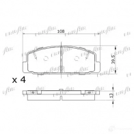 Тормозные колодки дисковые, комплект FRIGAIR NB Q53 PD27.501 2478051 4058903099801 - Изображение 2
