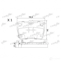Тормозные колодки дисковые, комплект FRIGAIR 4058903099122 2477982 PD15.514 HAPT OY7 - Изображение 2