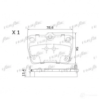 Тормозные колодки дисковые, комплект FRIGAIR 4058903099122 2477982 PD15.514 HAPT OY7 - Изображение 3