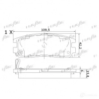 Тормозные колодки дисковые, комплект FRIGAIR 2478033 PHER ZO2 PD20.502 4058903099634 - Изображение 3