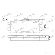 Тормозные колодки дисковые, комплект FRIGAIR 2478033 PHER ZO2 PD20.502 4058903099634 - Изображение 4