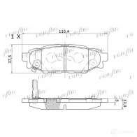 Тормозные колодки дисковые, комплект FRIGAIR PD24.502 4058903099795 3UJH 9 2478050 - Изображение 3