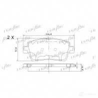 Тормозные колодки дисковые, комплект FRIGAIR 2477978 PD15.510 4 4WAM5Q 4058903099085 - Изображение 4