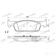 Тормозные колодки дисковые, комплект FRIGAIR 2477948 4058903098873 PF FNJ PD09.501 - Изображение 2