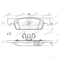 Тормозные колодки дисковые, комплект FRIGAIR 2477948 4058903098873 PF FNJ PD09.501 - Изображение 3