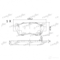 Тормозные колодки дисковые, комплект FRIGAIR PD15.515 2477983 TN CV2 4058903099139 - Изображение 3