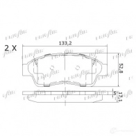 Тормозные колодки дисковые, комплект FRIGAIR PD15.515 2477983 TN CV2 4058903099139 - Изображение 4