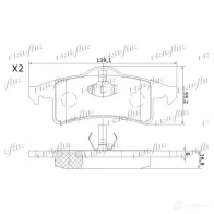 Тормозные колодки дисковые, комплект FRIGAIR PD18.503 JR7T 0 4058903099351 2478005 - Изображение 2