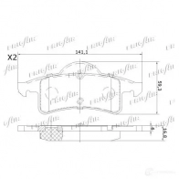 Тормозные колодки дисковые, комплект FRIGAIR PD18.503 JR7T 0 4058903099351 2478005 - Изображение 3