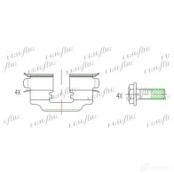 Тормозные колодки дисковые, комплект FRIGAIR 4058903111343 PD13.505 V AP9B 1224725040 - Изображение 4
