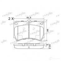 Тормозные колодки дисковые, комплект FRIGAIR PD33.506 ZK5 L8 4058903100125 2478083 - Изображение 4