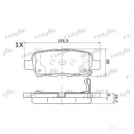 Тормозные колодки дисковые, комплект FRIGAIR K9O X1 4058903099672 2478037 PD21.503 - Изображение 3