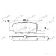 Тормозные колодки дисковые, комплект FRIGAIR K9O X1 4058903099672 2478037 PD21.503 - Изображение 4