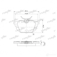Тормозные колодки дисковые, комплект FRIGAIR 4058903111336 PD13.504 2477966 XJ 2EF9 - Изображение 2
