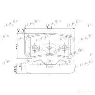 Тормозные колодки дисковые, комплект FRIGAIR 2478003 PD18.501 4058903099337 BL5B 9 - Изображение 2