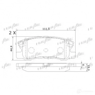 Тормозные колодки дисковые, комплект FRIGAIR 2478003 PD18.501 4058903099337 BL5B 9 - Изображение 3