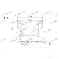 Тормозные колодки дисковые, комплект FRIGAIR 2477977 WVE 6RO9 PD15.509 4058903099078 - Изображение 3