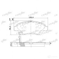 Тормозные колодки дисковые, комплект FRIGAIR 2478031 4058903099610 W3OS XOY PD19.514 - Изображение 4