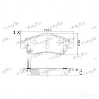 Тормозные колодки дисковые, комплект FRIGAIR 2478024 4058903099542 PD19.507 YDIF8T Z - Изображение 2