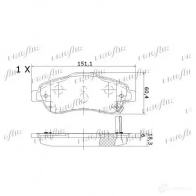 Тормозные колодки дисковые, комплект FRIGAIR 2478024 4058903099542 PD19.507 YDIF8T Z - Изображение 3