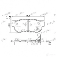 Тормозные колодки дисковые, комплект FRIGAIR Y GCJ078 PD28.503 4058903099856 2478056 - Изображение 2