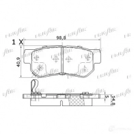 Тормозные колодки дисковые, комплект FRIGAIR Y GCJ078 PD28.503 4058903099856 2478056 - Изображение 3