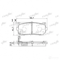 Тормозные колодки дисковые, комплект FRIGAIR 4058903100101 OGAI T 2478081 PD33.504 - Изображение 2