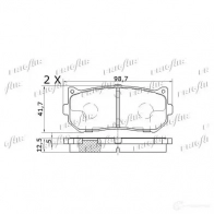 Тормозные колодки дисковые, комплект FRIGAIR 4058903100101 OGAI T 2478081 PD33.504 - Изображение 4