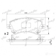 Тормозные колодки дисковые, комплект FRIGAIR 4058903099009 PD15.502 KT6 DTG 2477970 - Изображение 2