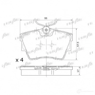 Тормозные колодки дисковые, комплект FRIGAIR PD21.504 4058903099689 6 1ESP 2478038 - Изображение 2