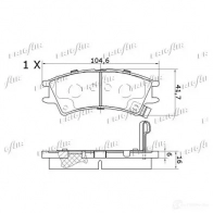 Тормозные колодки дисковые, комплект FRIGAIR B0Z4 RZ PD28.513 4058903099955 2478066 - Изображение 2