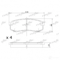 Тормозные колодки дисковые, комплект FRIGAIR 4058903099276 2477997 PD16.503 QTV8 7NY - Изображение 2