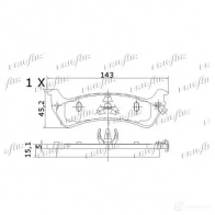 Тормозные колодки дисковые, комплект FRIGAIR VT A2BG PD18.514 4058903099467 2478016 - Изображение 3